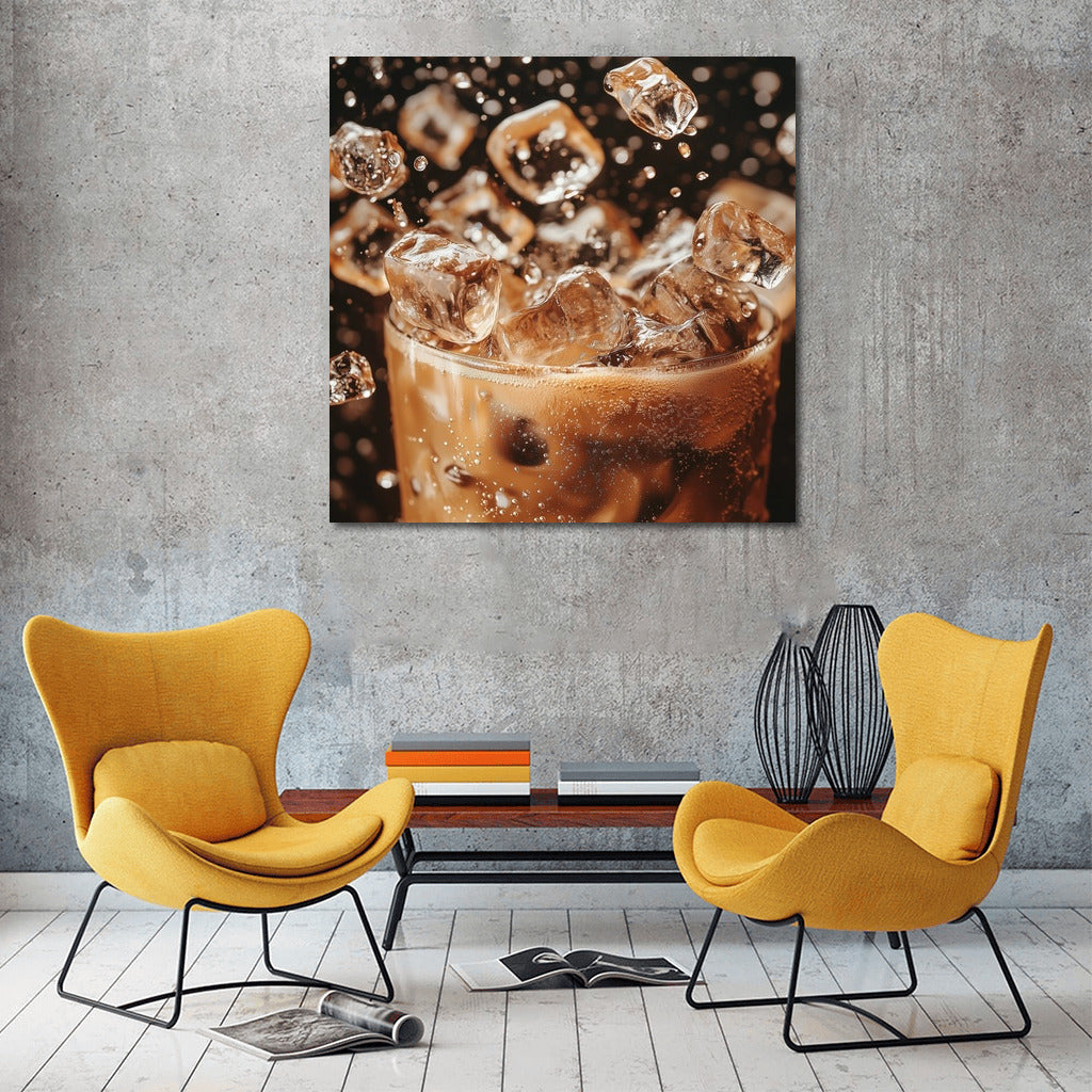 Coffee Dance of Ice Floes: Light and Facets