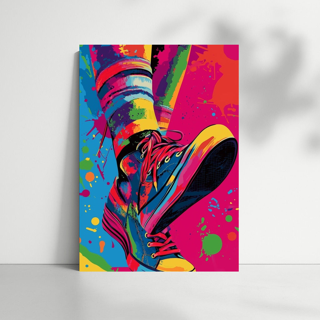 Running Colors: Pop Art Sneakers
