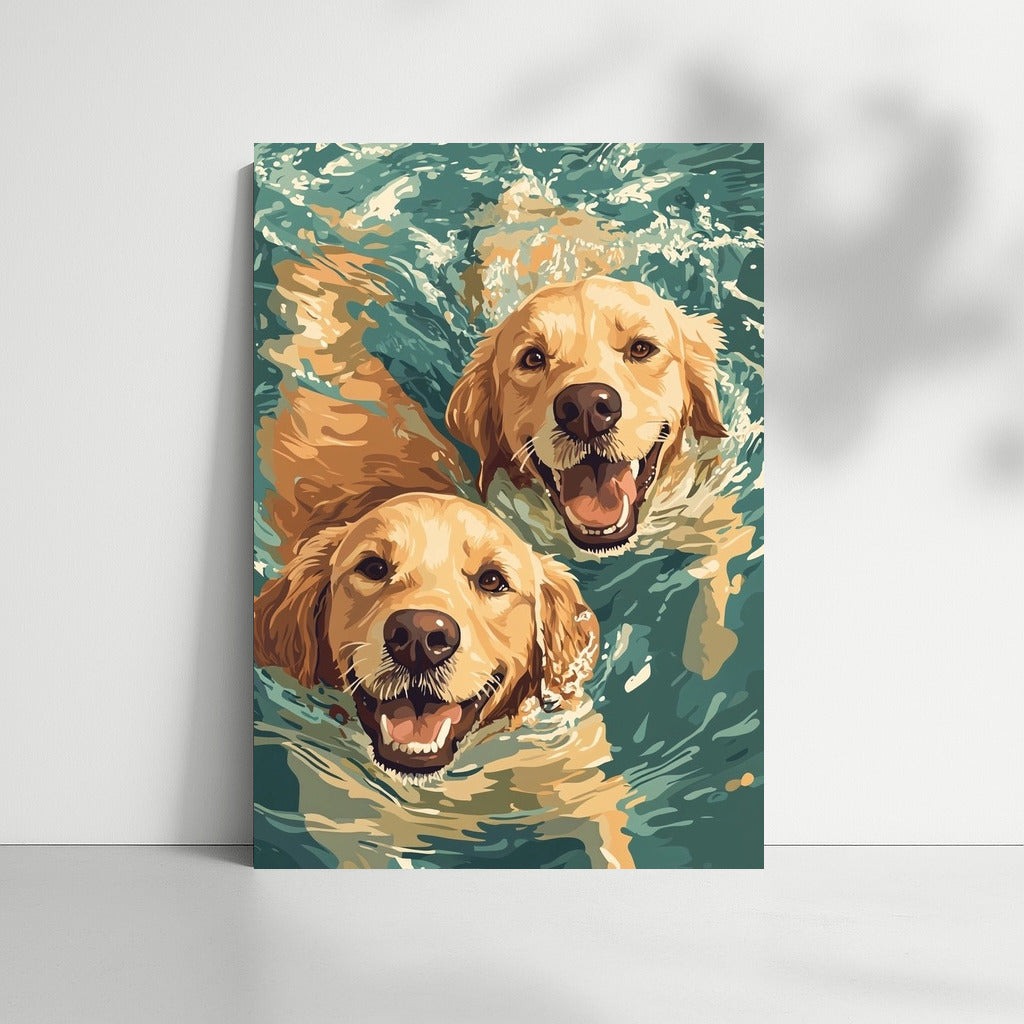 Fluffy Happiness in a Frame