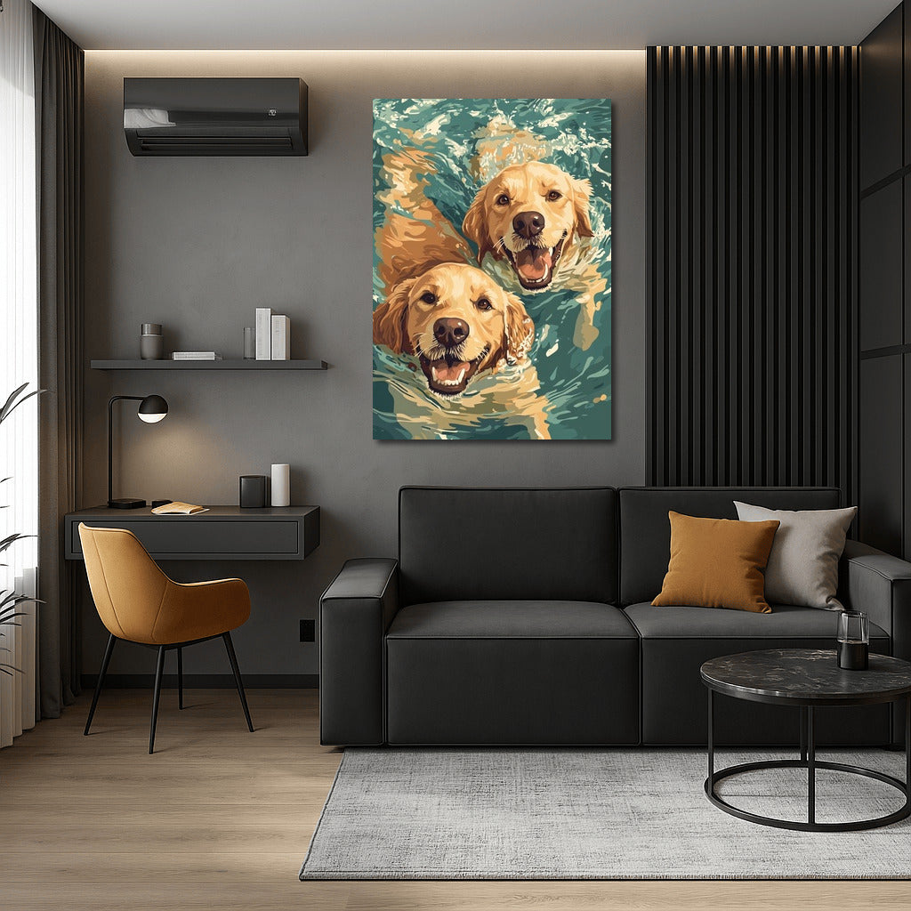 Fluffy Happiness in a Frame