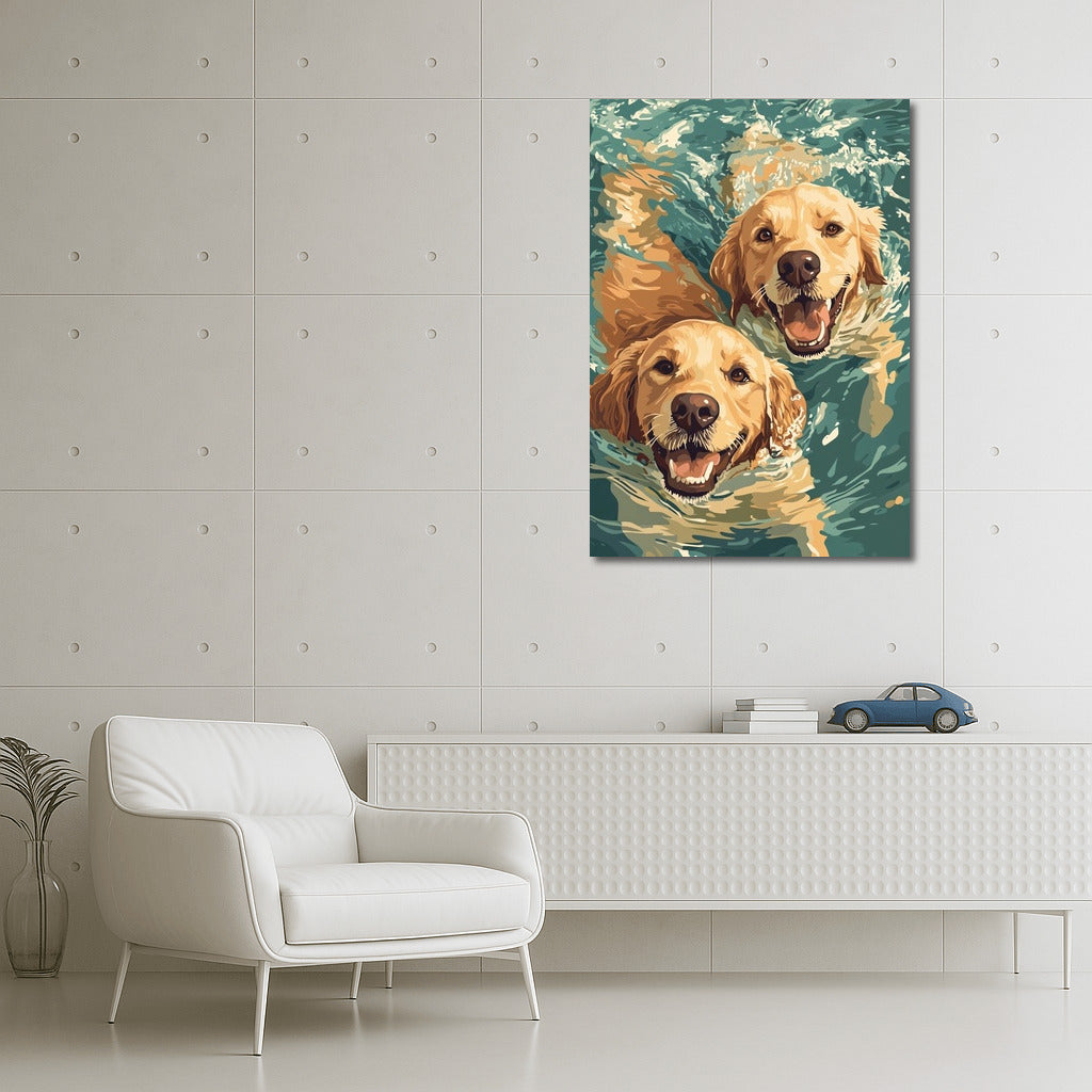 Fluffy Happiness in a Frame