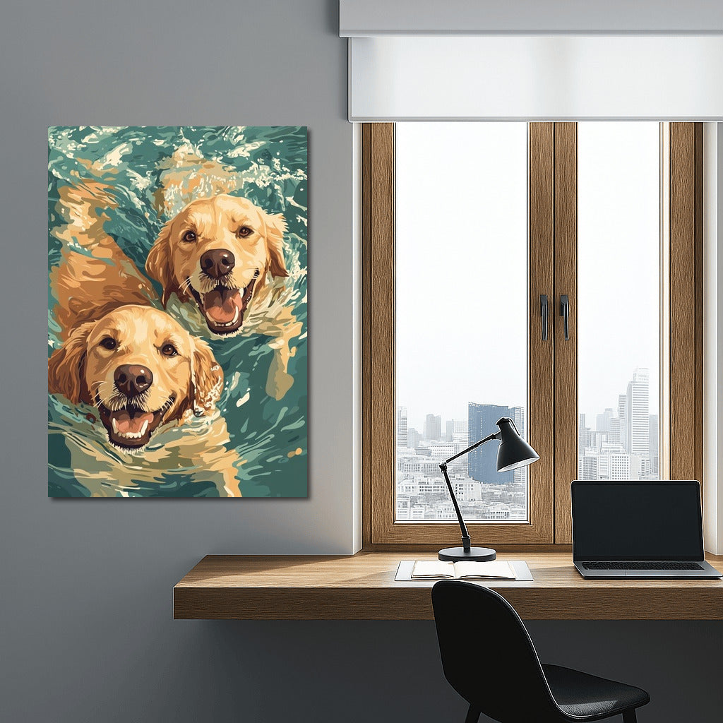 Fluffy Happiness in a Frame