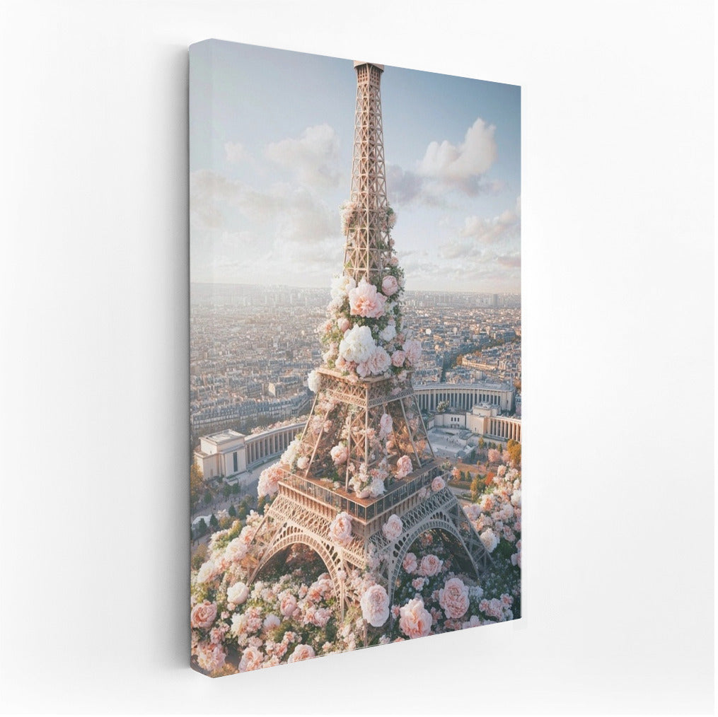 Flower Paris: Eiffel Tower in Glitter