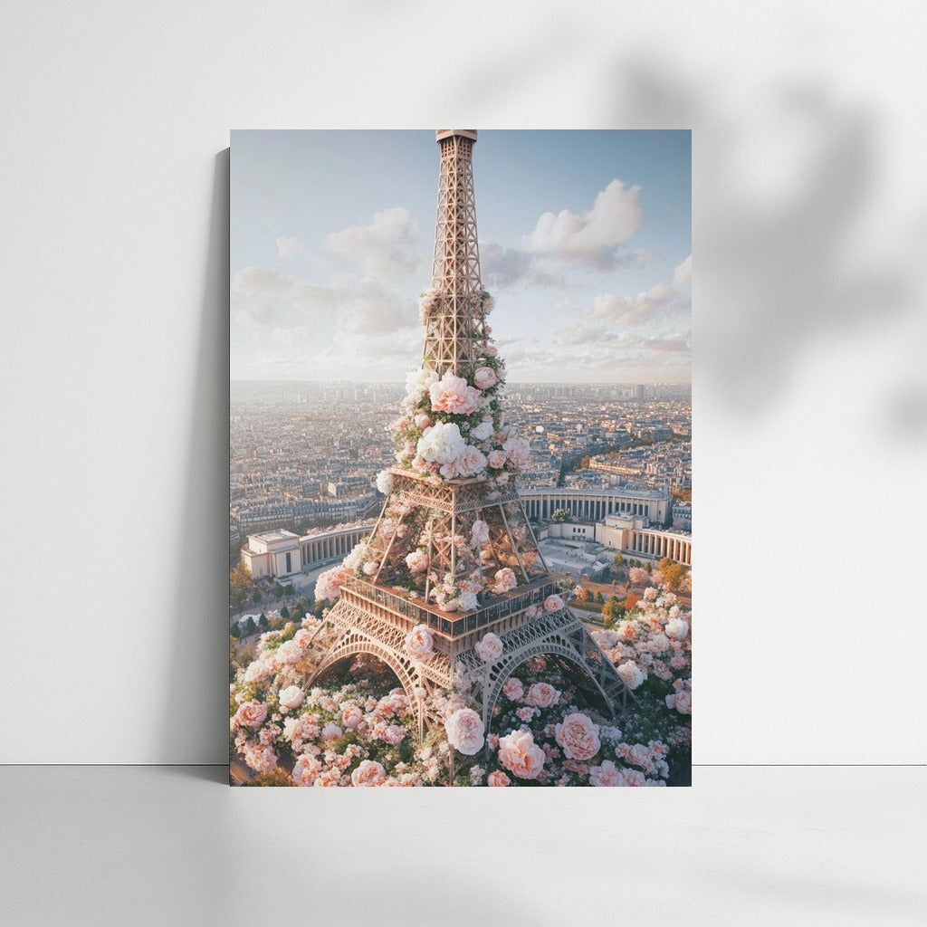 Flower Paris: Eiffel Tower in Glitter