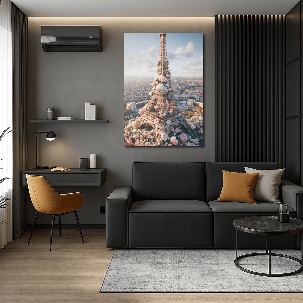 Flower Paris: Eiffel Tower in Glitter