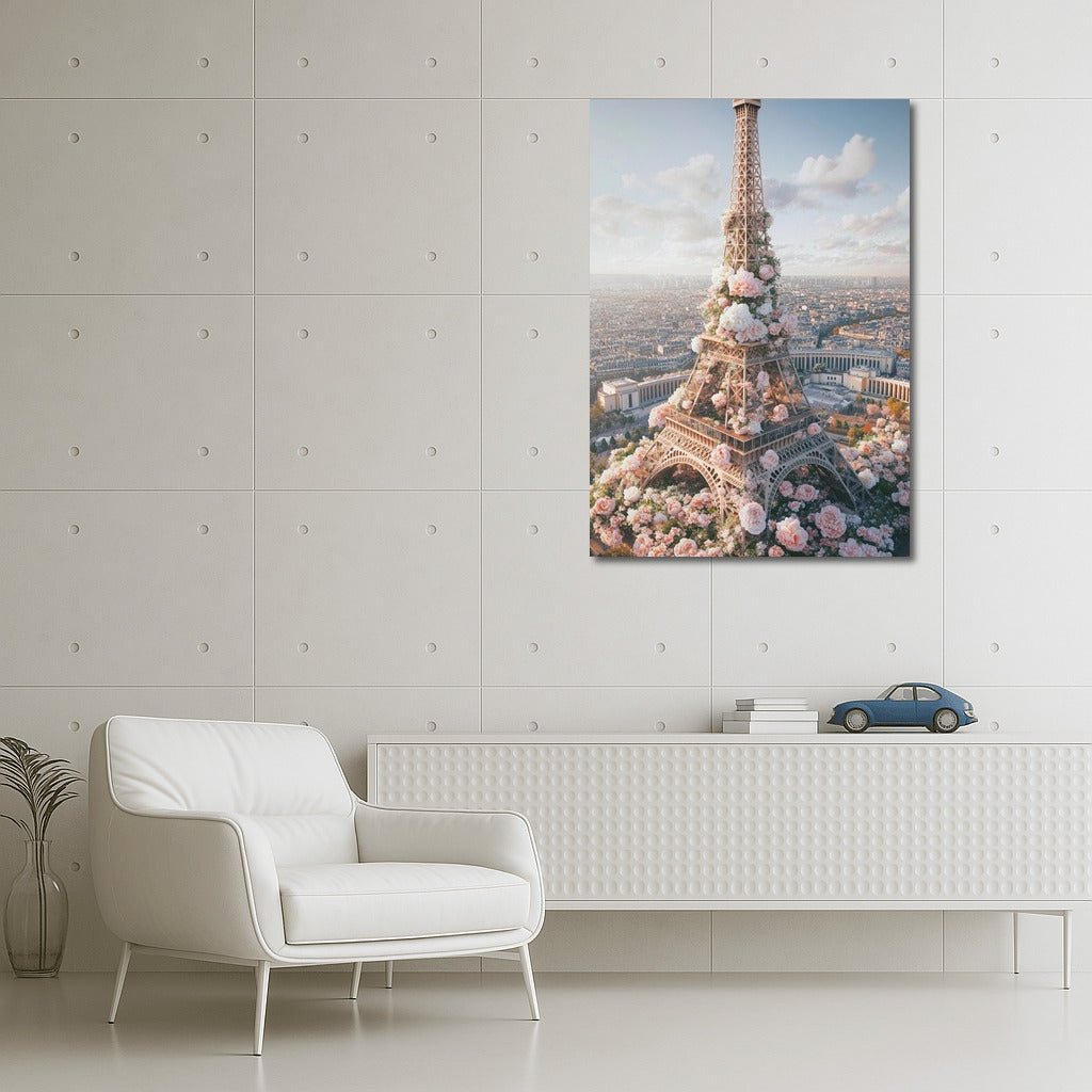 Flower Paris: Eiffel Tower in Glitter