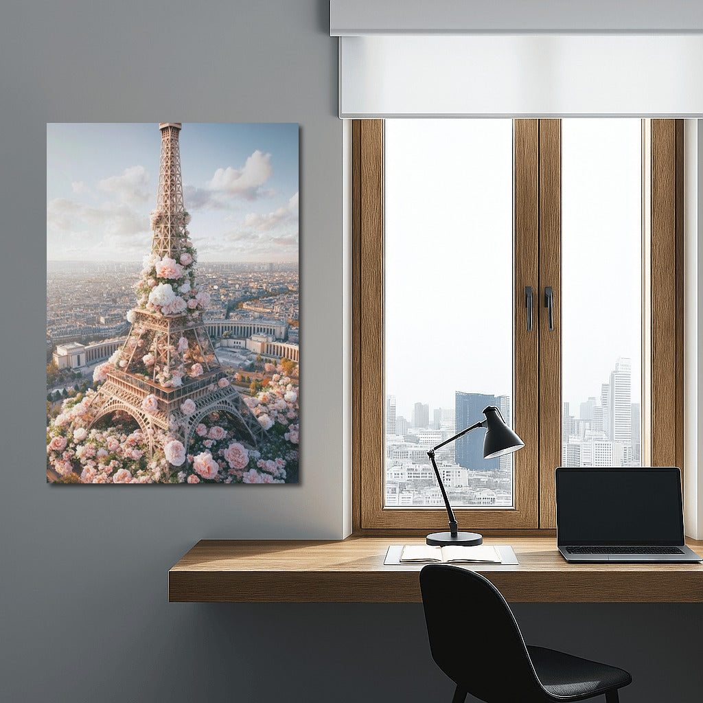 Flower Paris: Eiffel Tower in Glitter