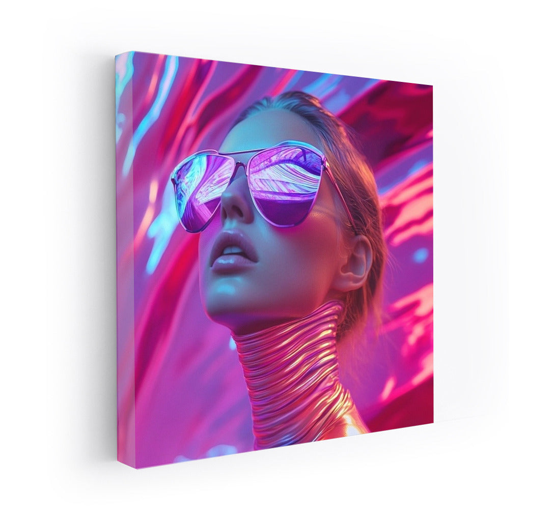 Neon Breakthrough: Reflections of the Future