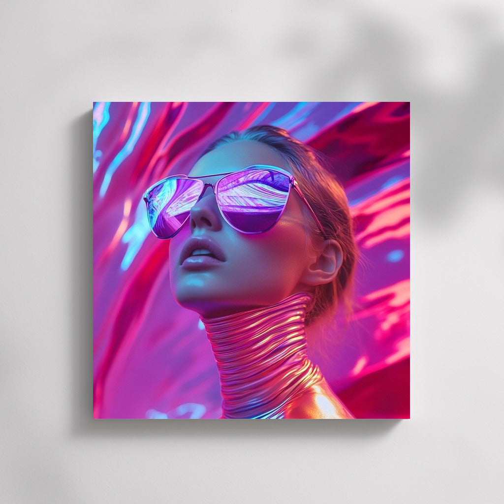 Neon Breakthrough: Reflections of the Future