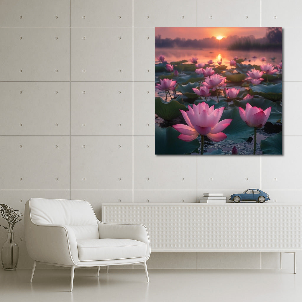 Lotuses in the Morning Serenade