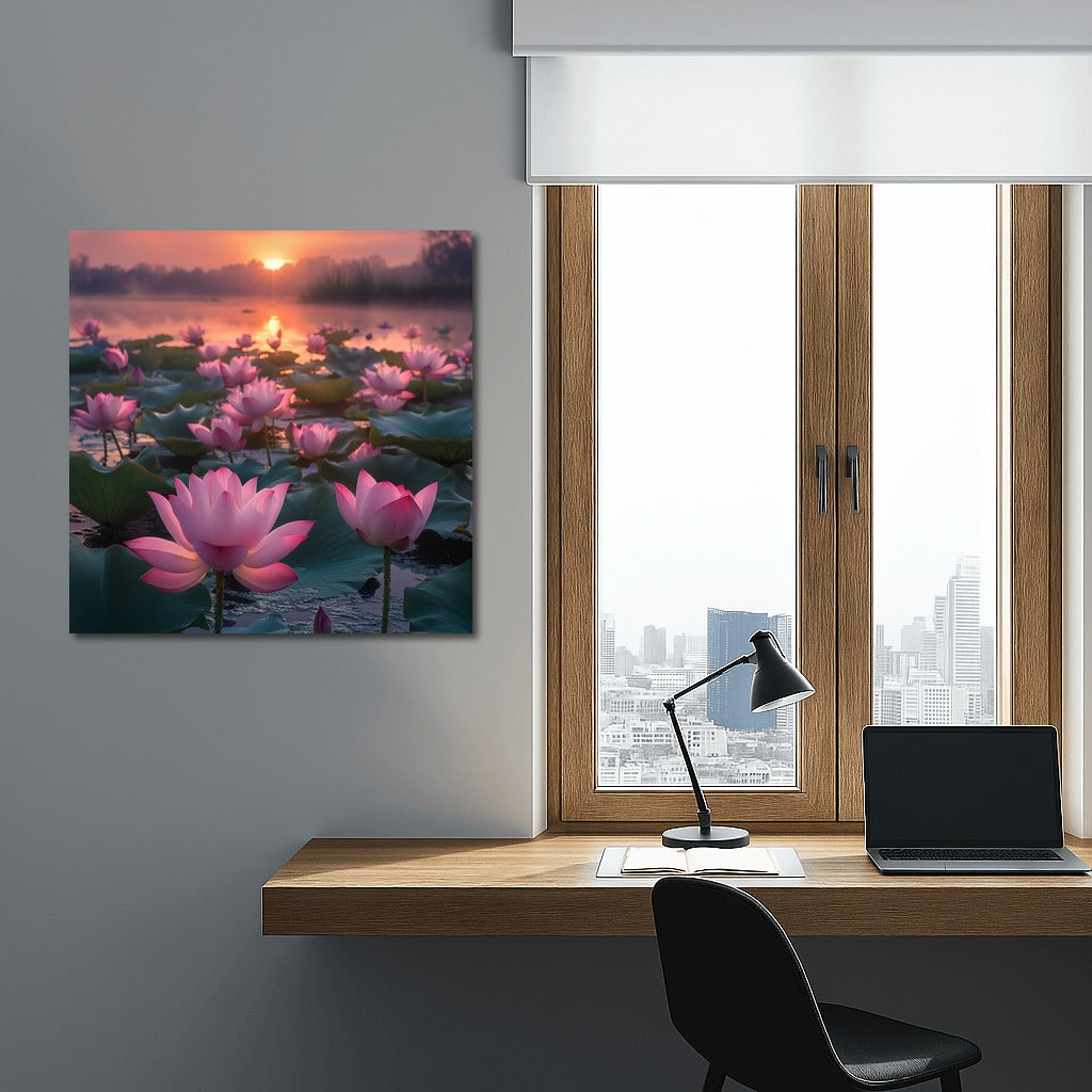 Lotuses in the Morning Serenade