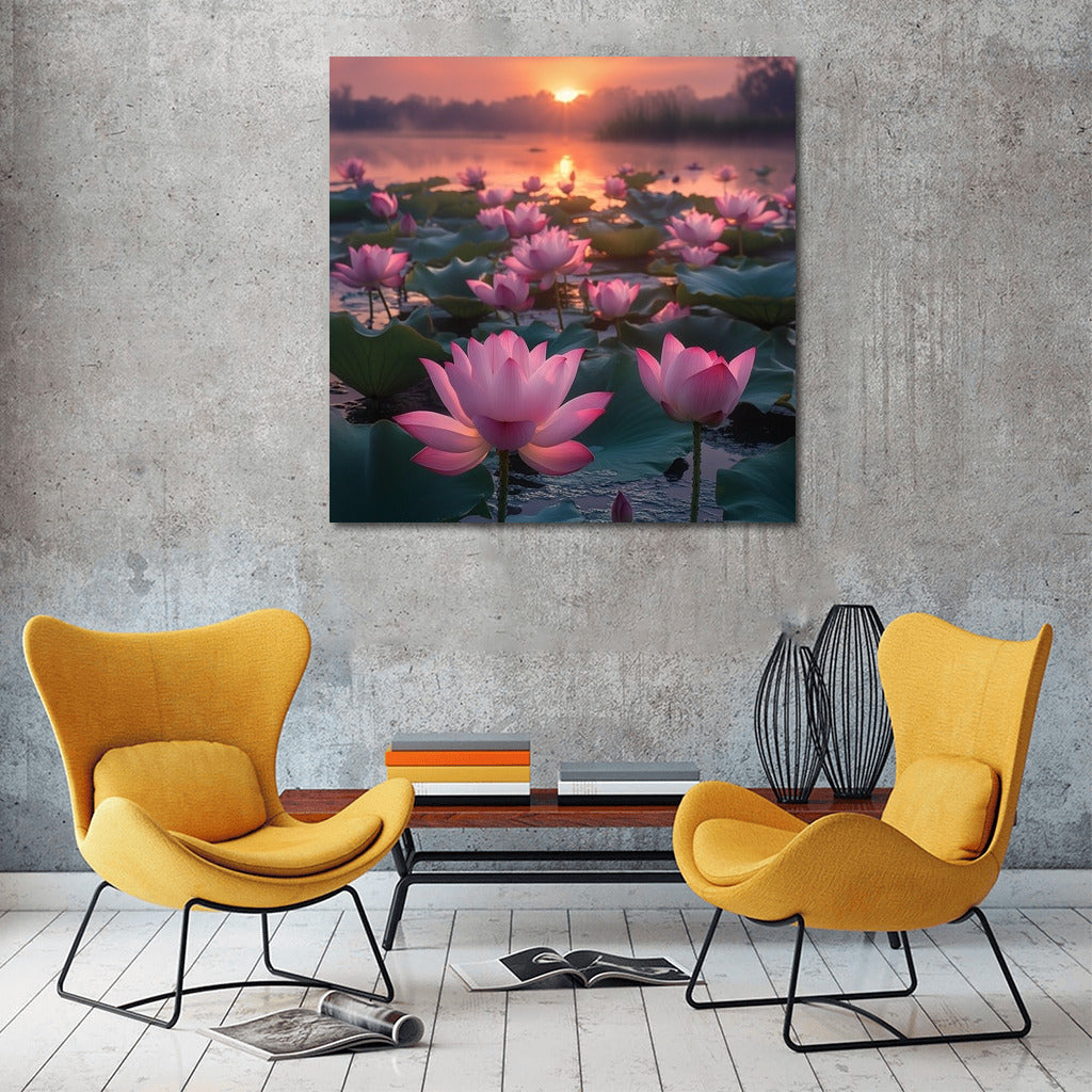 Lotuses in the Morning Serenade