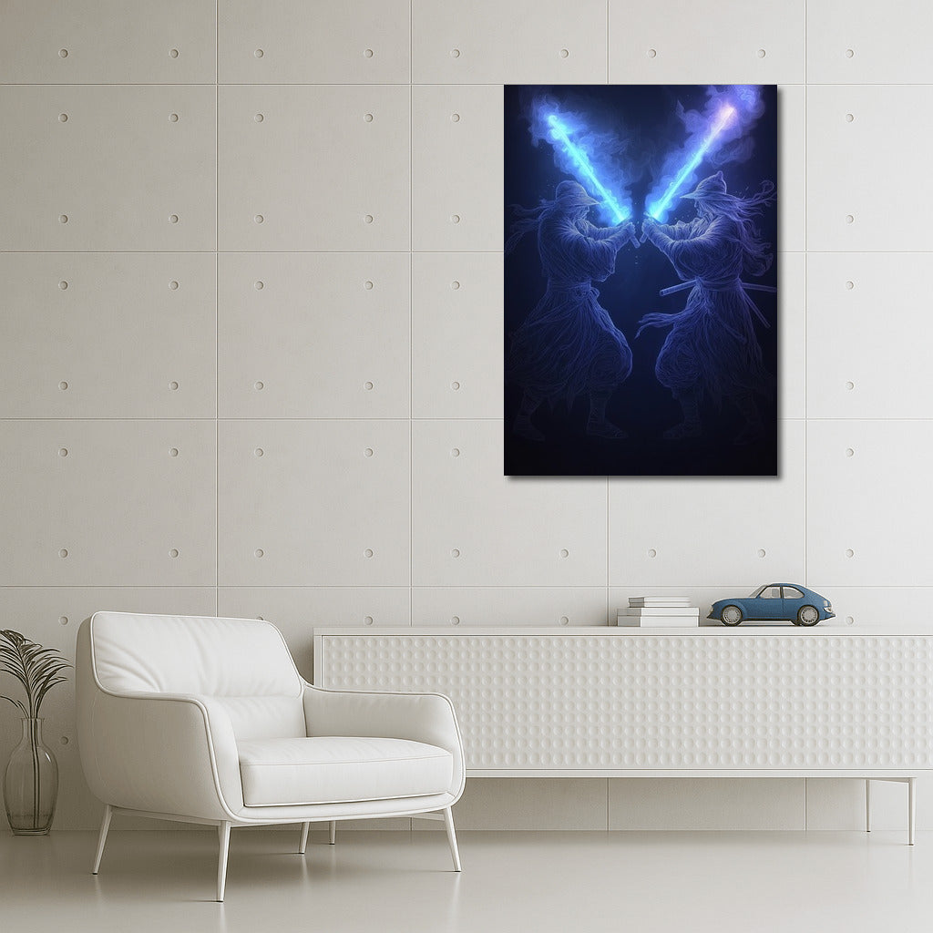 The Shining of Two Blades: Dance of Light and Shadow