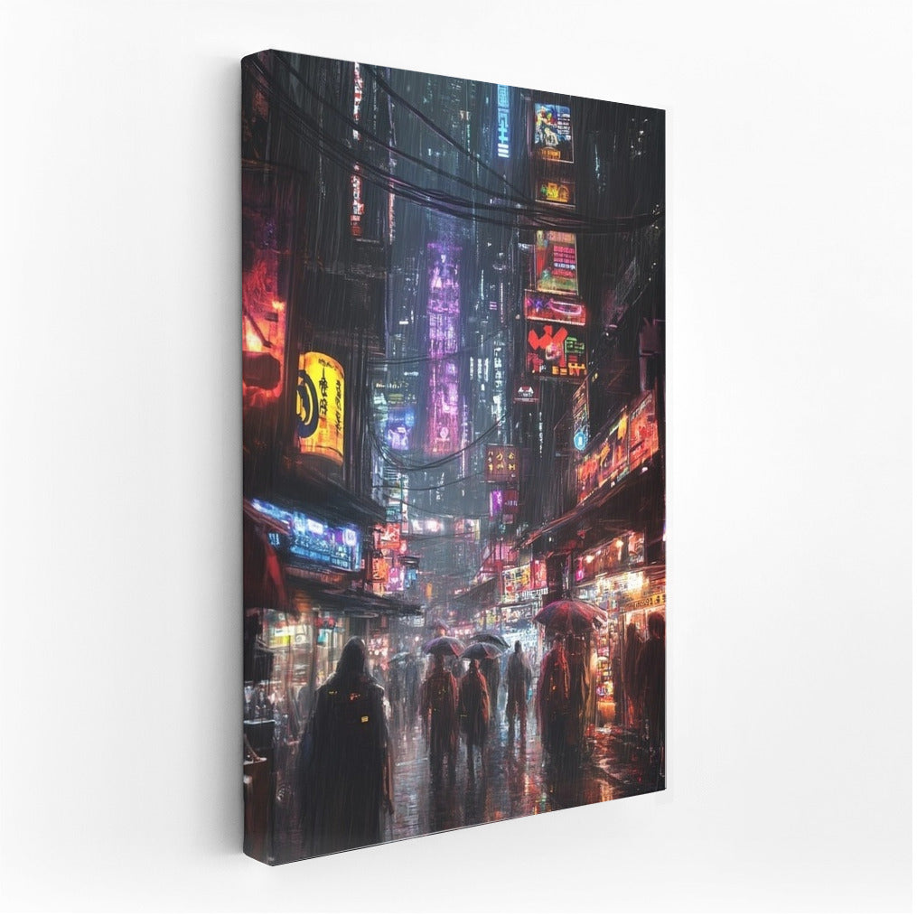 Megapolis in the Rhythm of Rain