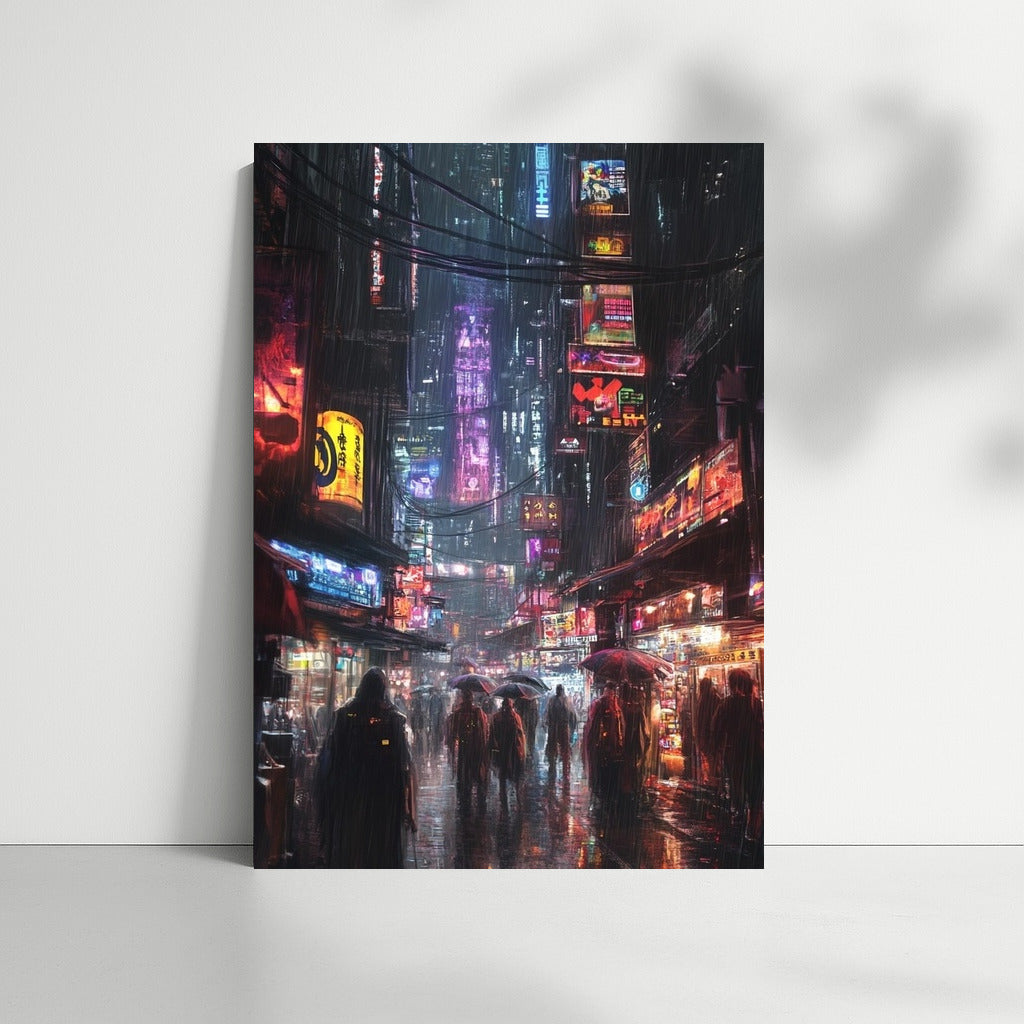 Megapolis in the Rhythm of Rain