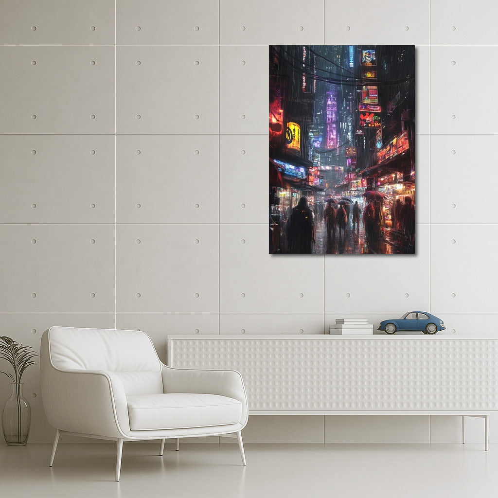 Megapolis in the Rhythm of Rain