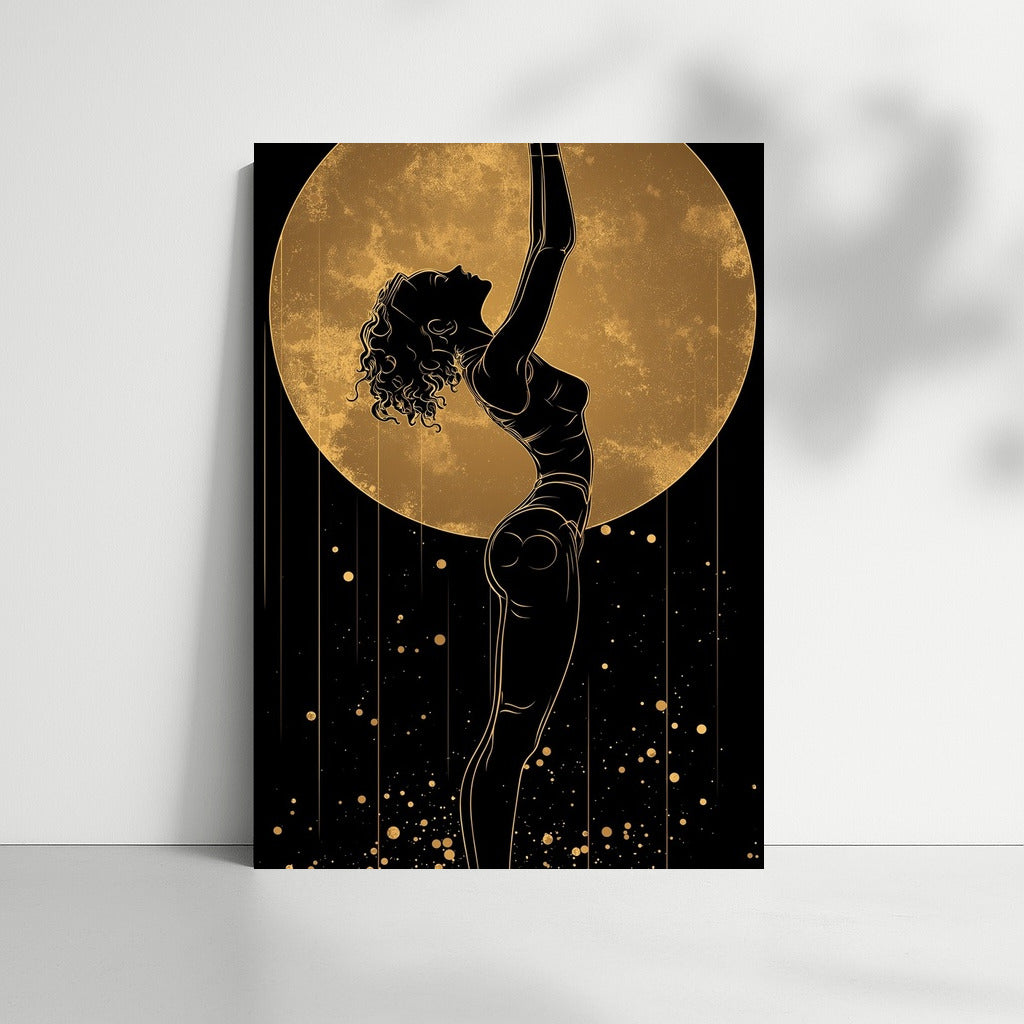 The Shining Moon Silhouette