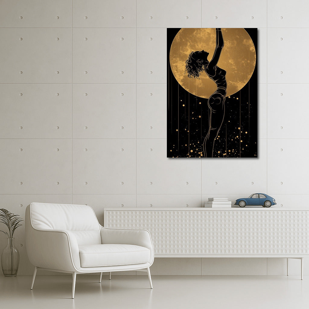 The Shining Moon Silhouette