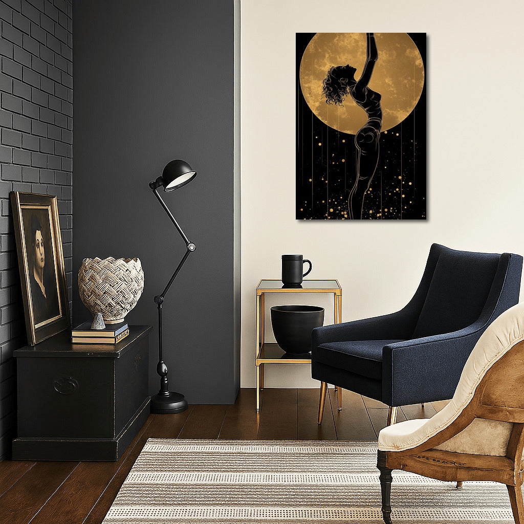 The Shining Moon Silhouette