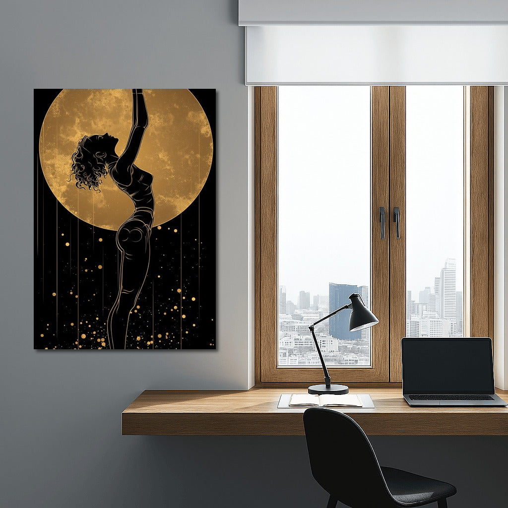 The Shining Moon Silhouette