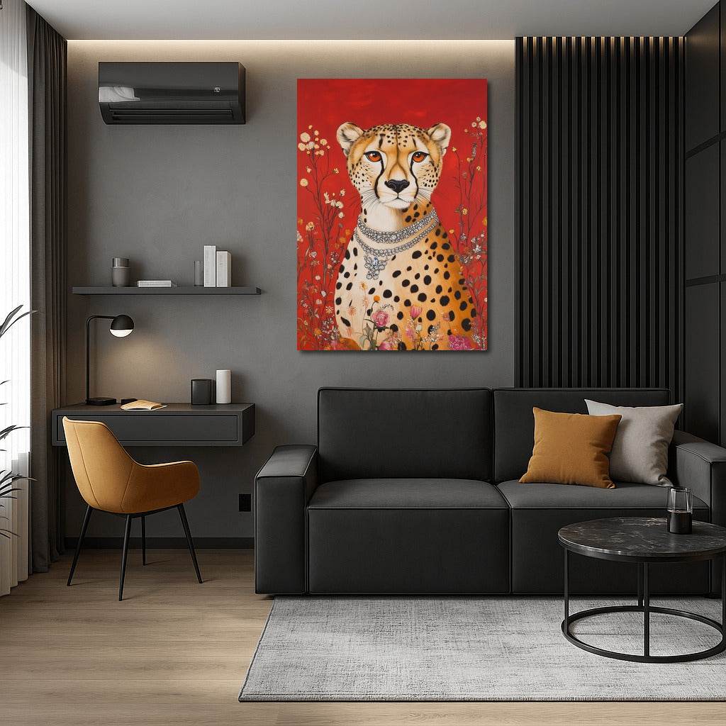 Royal Passion: Cheetah in Jewels