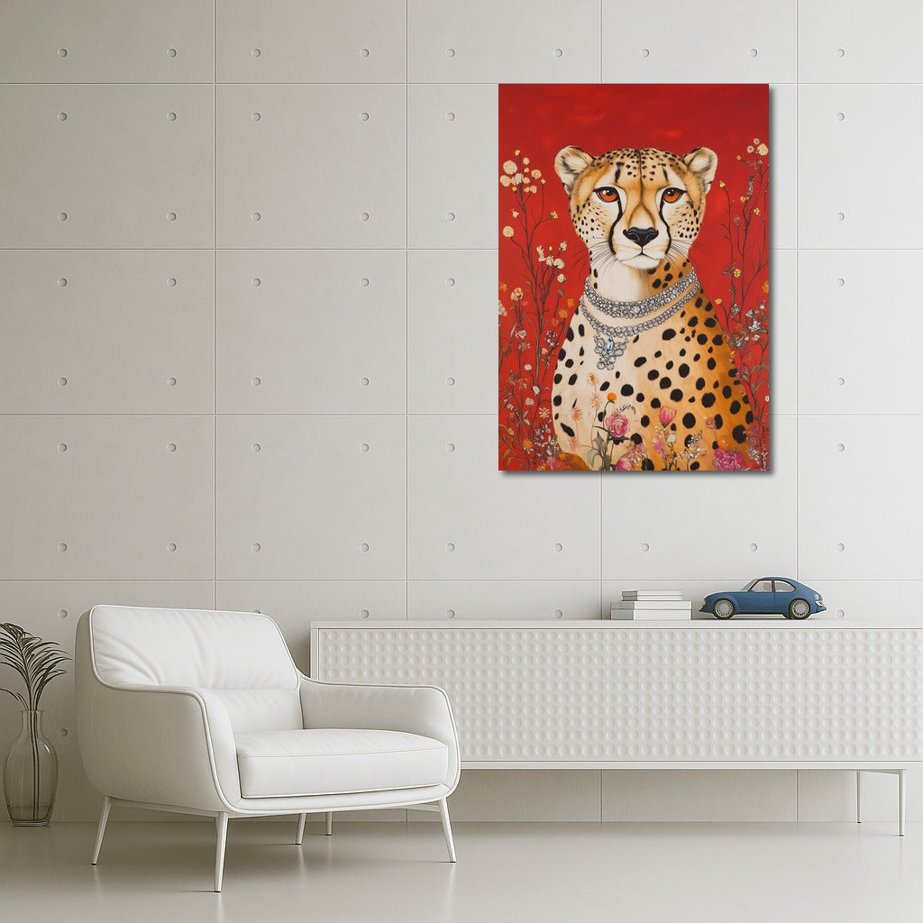 Royal Passion: Cheetah in Jewels