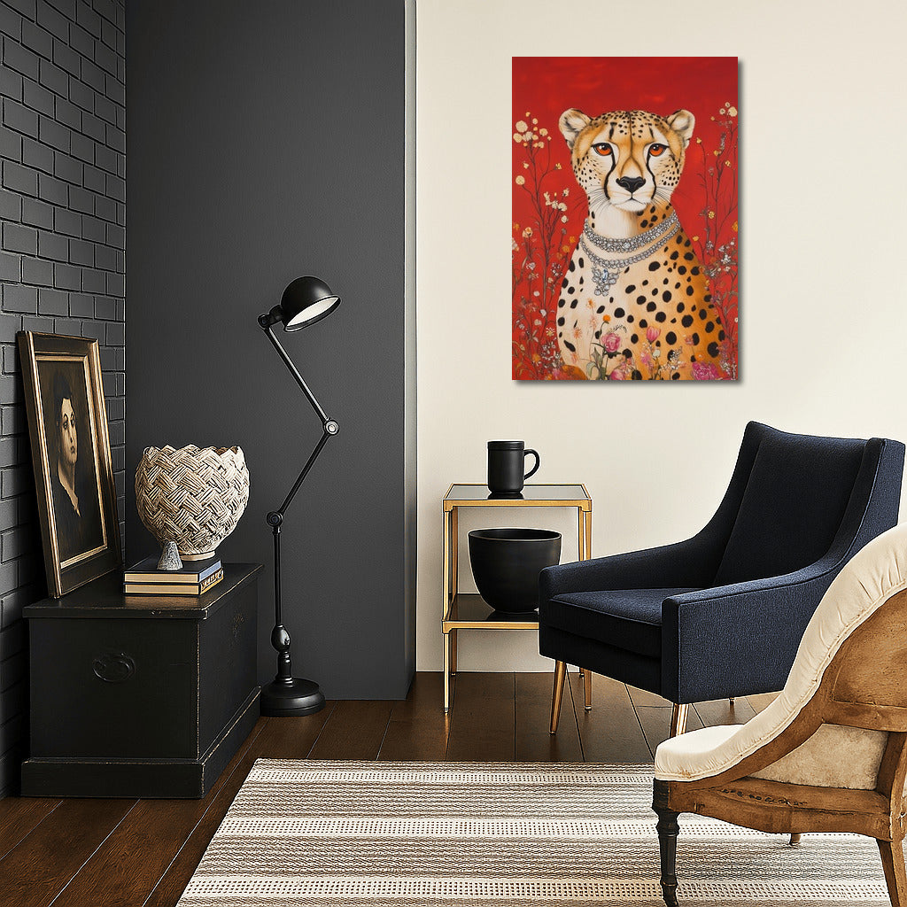 Royal Passion: Cheetah in Jewels
