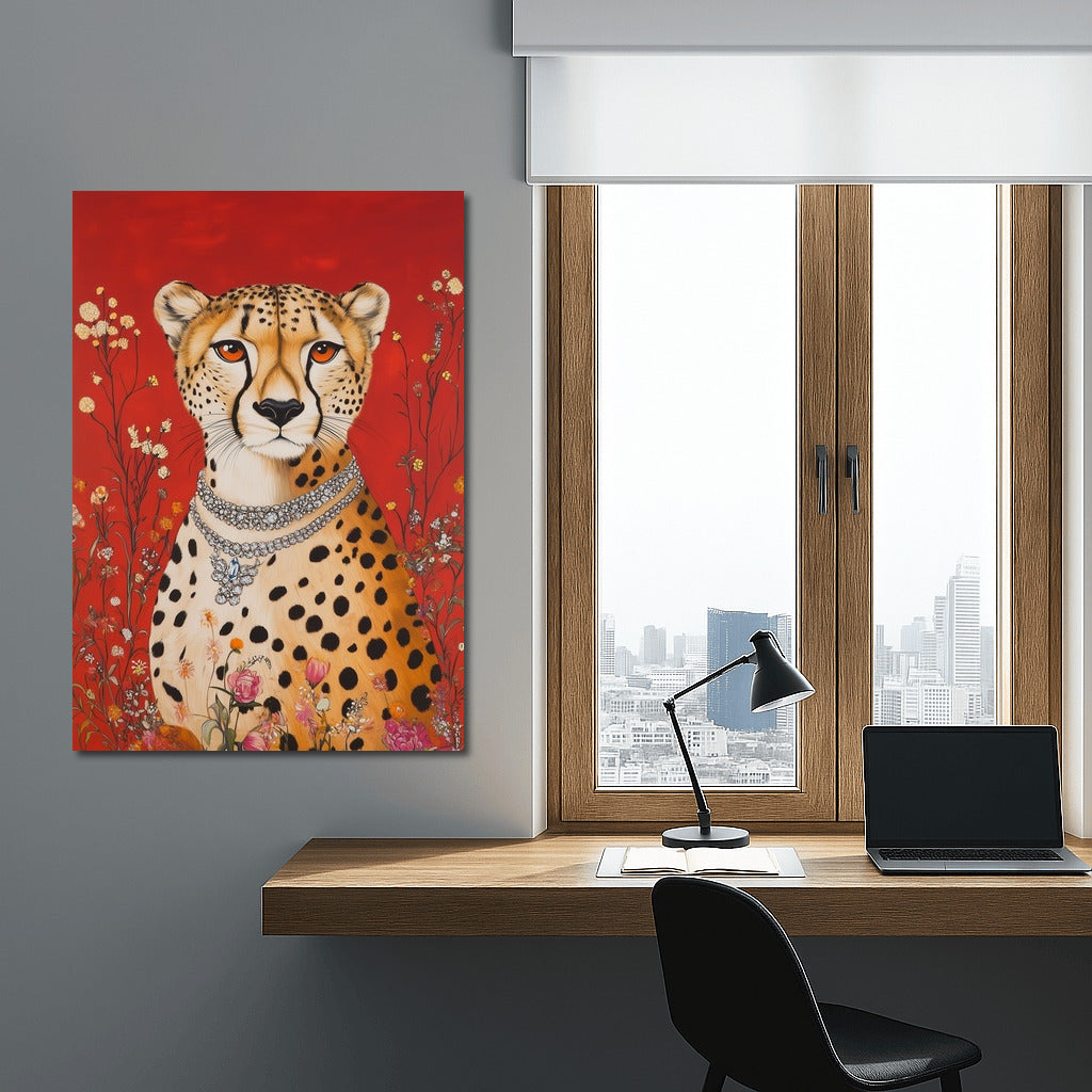 Royal Passion: Cheetah in Jewels