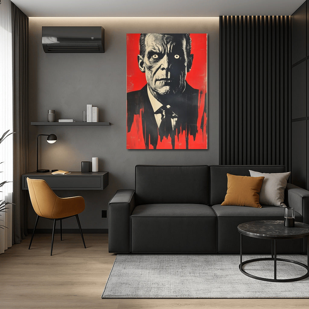 Dance of the Shadow on the Fiery Canvas