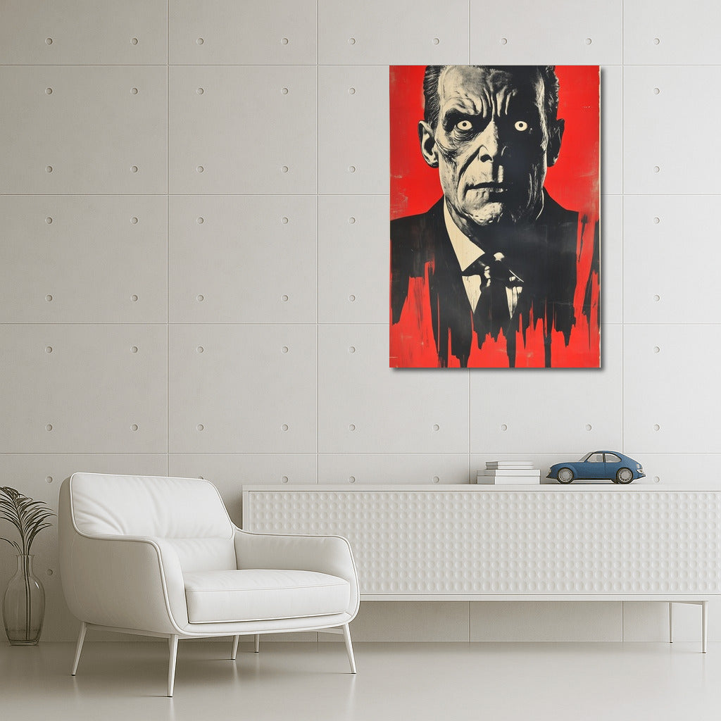 Dance of the Shadow on the Fiery Canvas