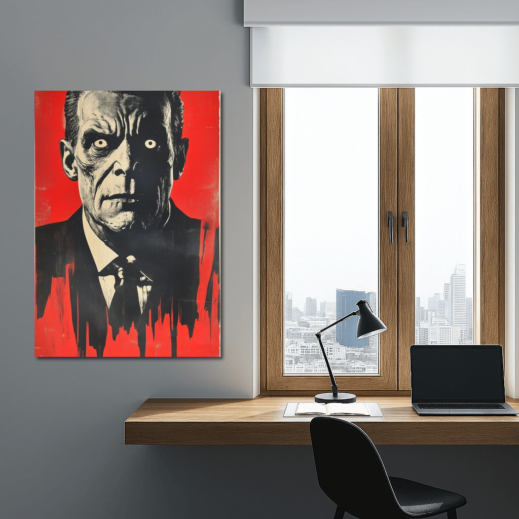 Dance of the Shadow on the Fiery Canvas