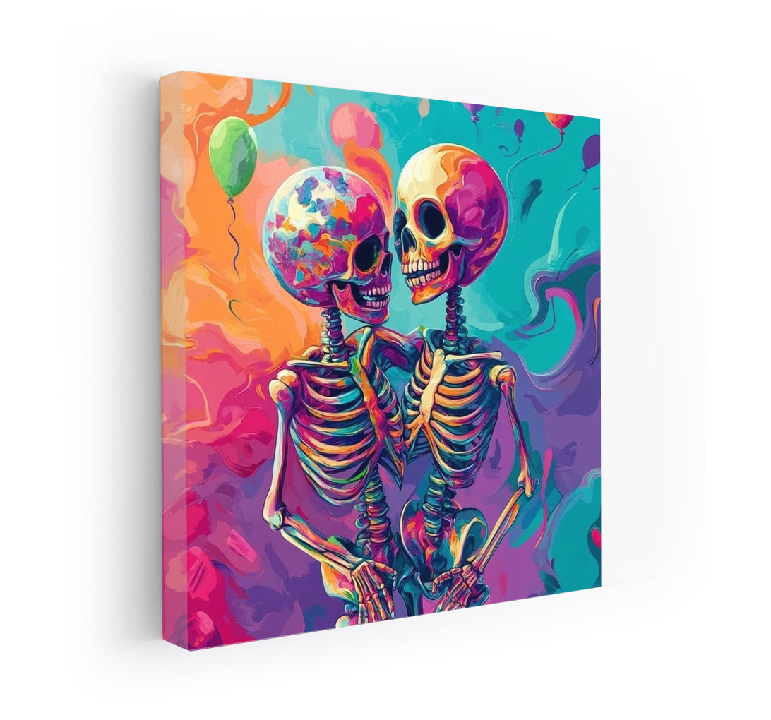 Dance of the Bones in the Rainbow Cloud