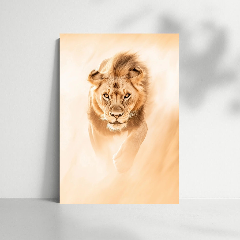King of the Savannah: Majesty and Movement