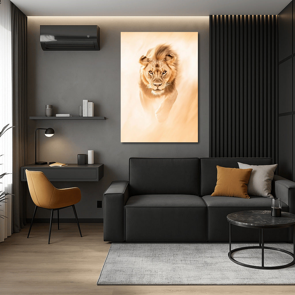 King of the Savannah: Majesty and Movement