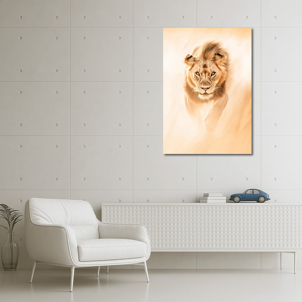 King of the Savannah: Majesty and Movement