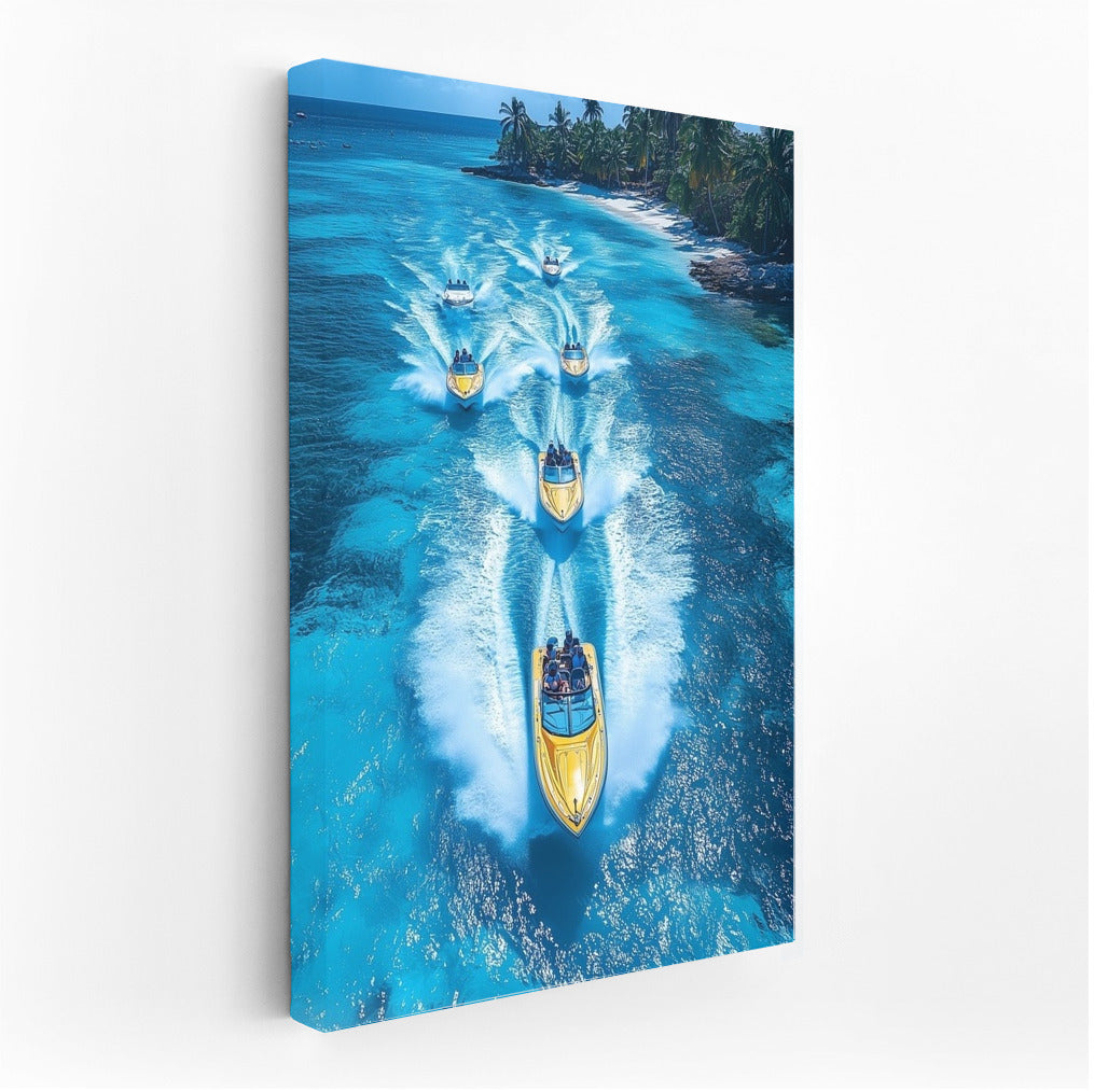 Whirlwind of Azure Waves