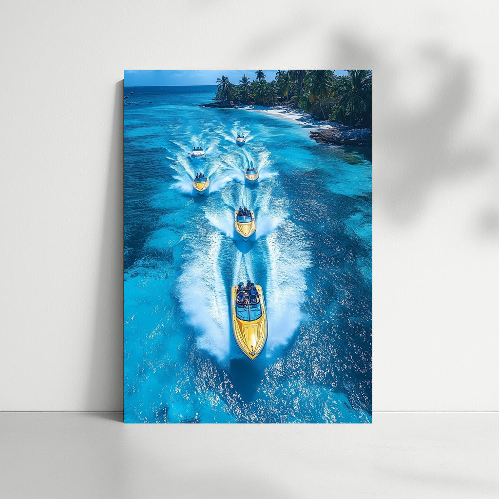 Whirlwind of Azure Waves