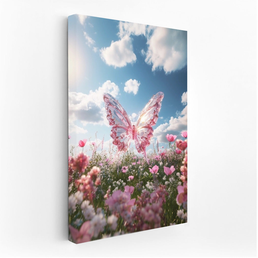 Dance of Dreams: Butterfly Flight in Flower Symphony