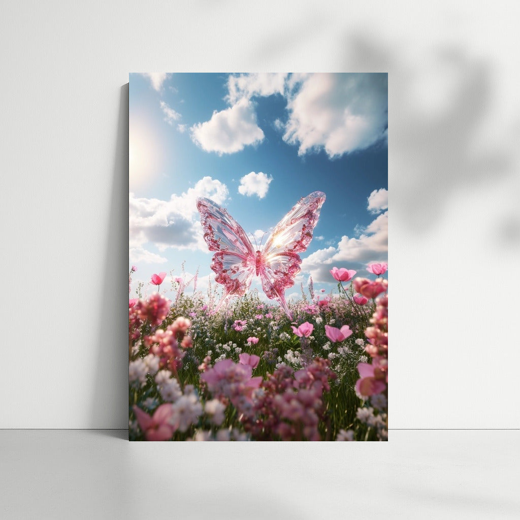 Dance of Dreams: Butterfly Flight in Flower Symphony