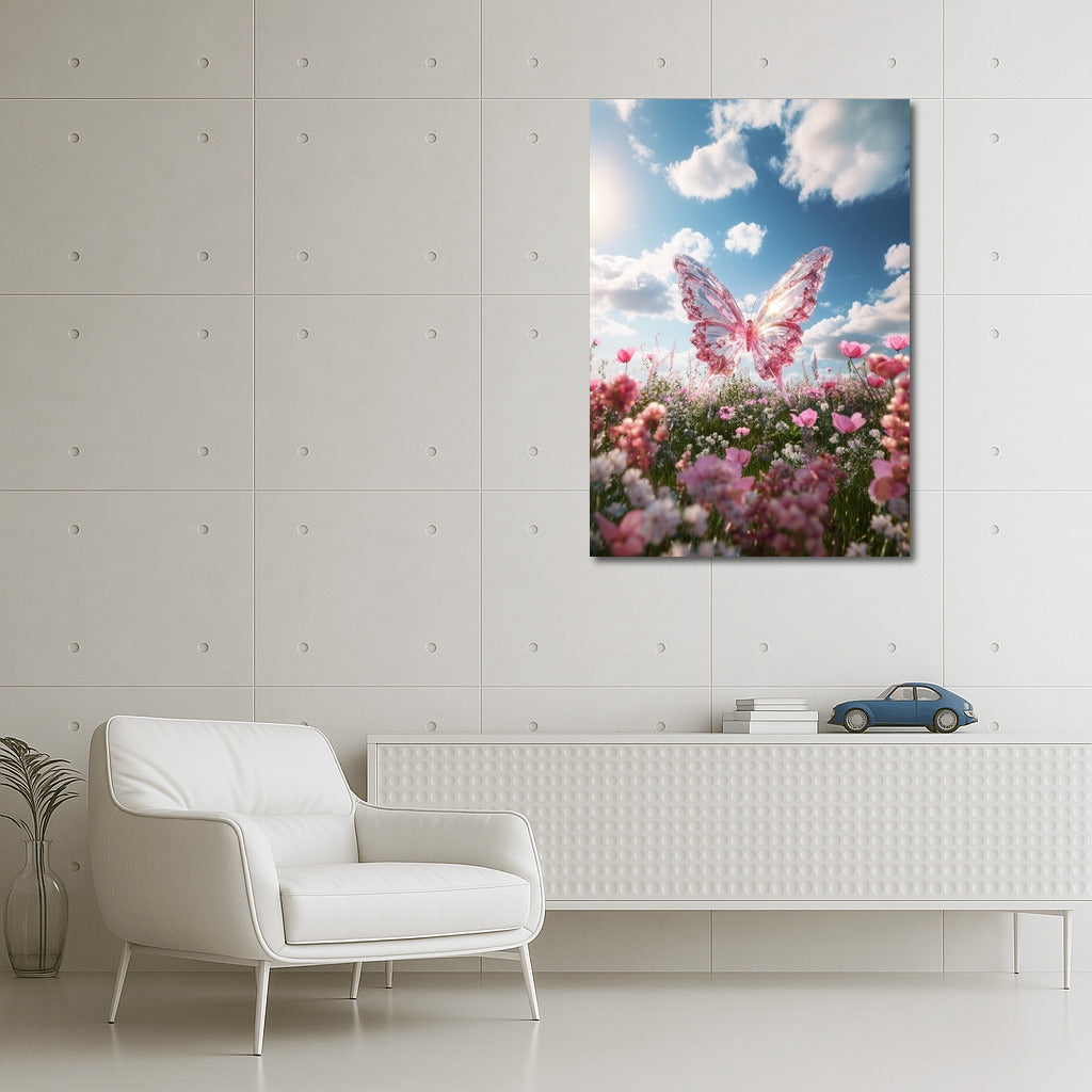 Dance of Dreams: Butterfly Flight in Flower Symphony