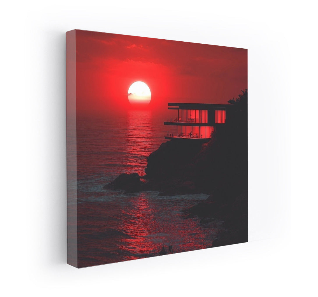 Rock in the Sunset's Embrace