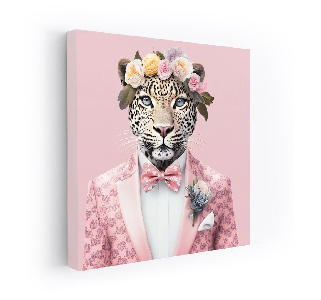 Pink Chic: Leopard in Flowers