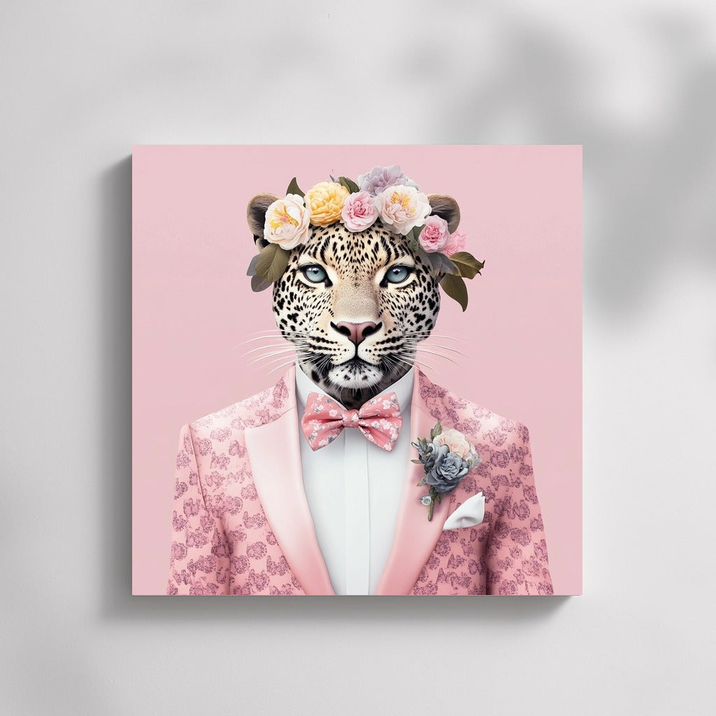Pink Chic: Leopard in Flowers