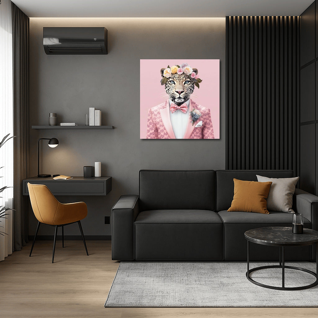 Pink Chic: Leopard in Flowers