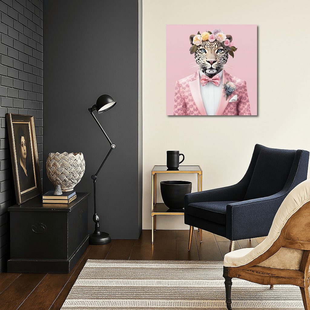 Pink Chic: Leopard in Flowers