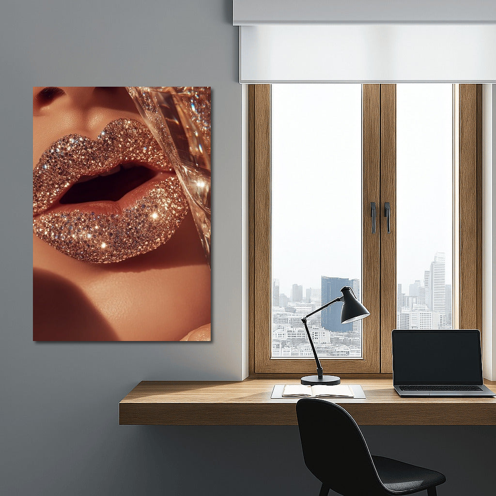 The Shine of Glamorous Lips