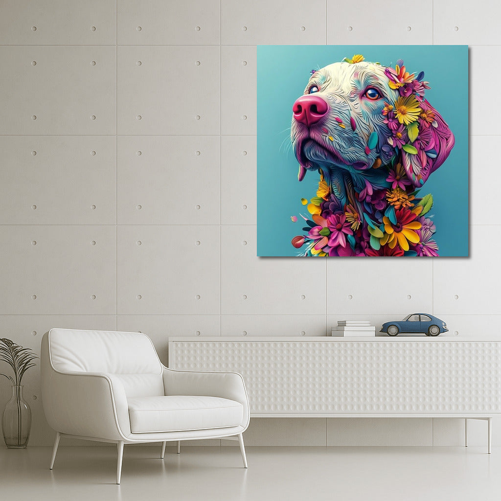 Flower Dog: Fantasy in Flowers