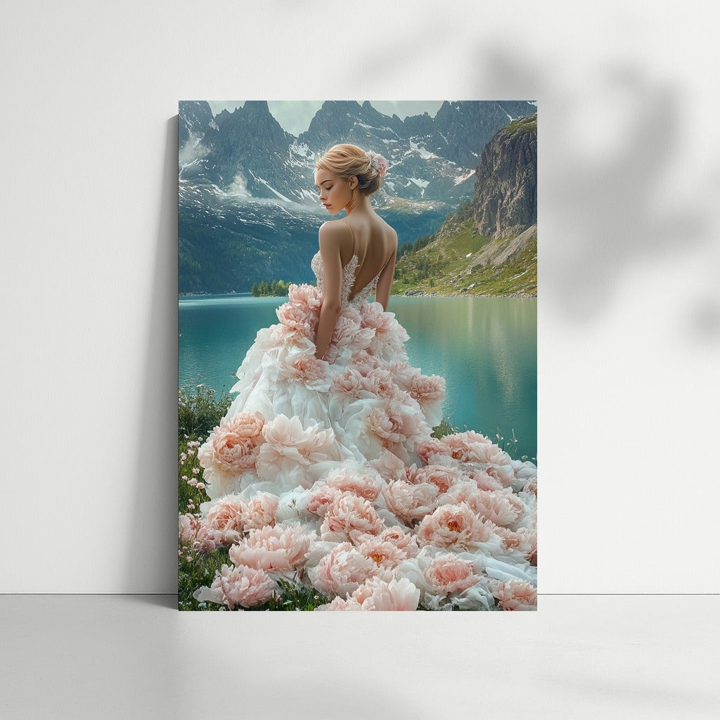 Flower Nymph at the Mirror of the Mountains