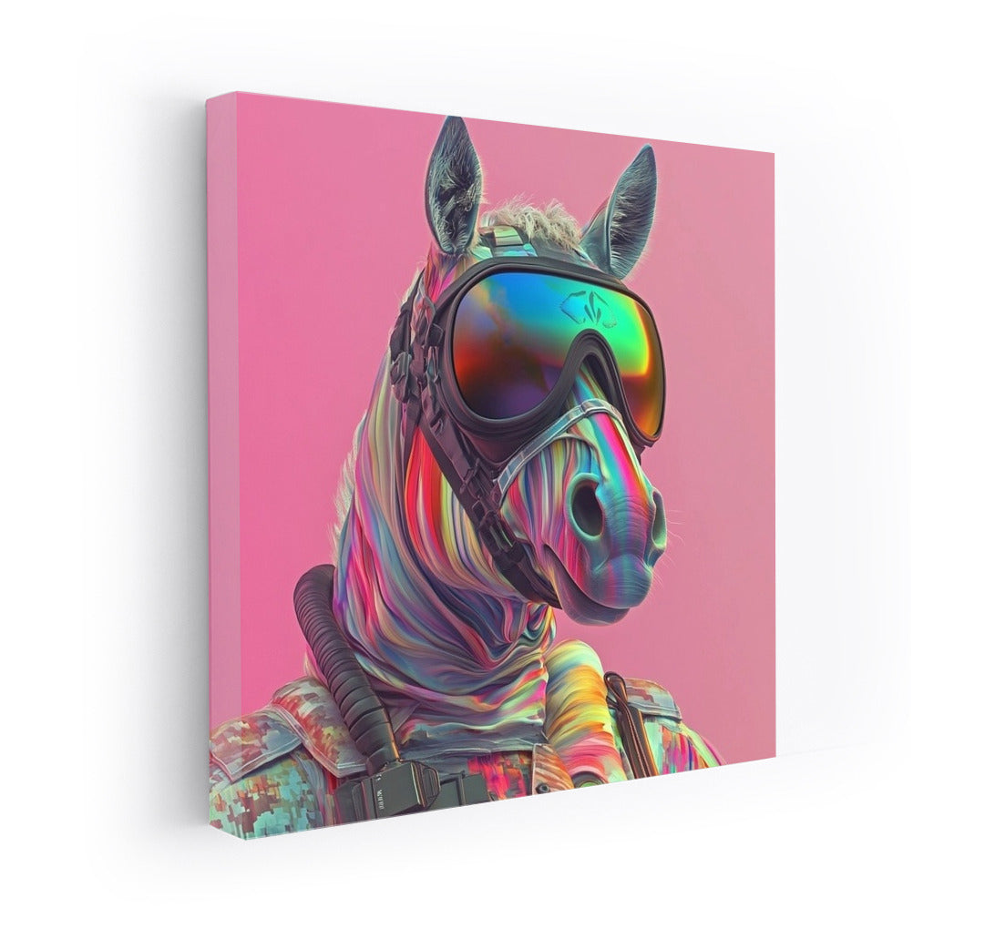 Psychedelic Zebra Flight