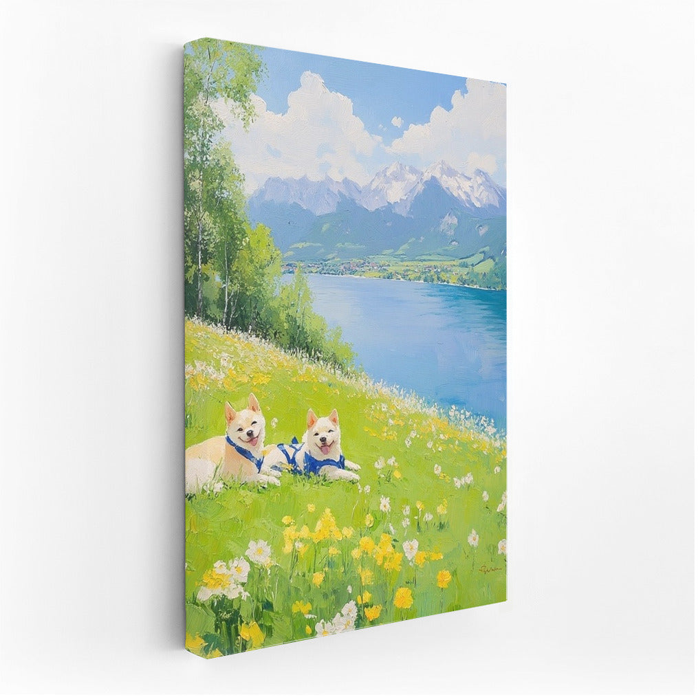 Summer Duet by the Lake